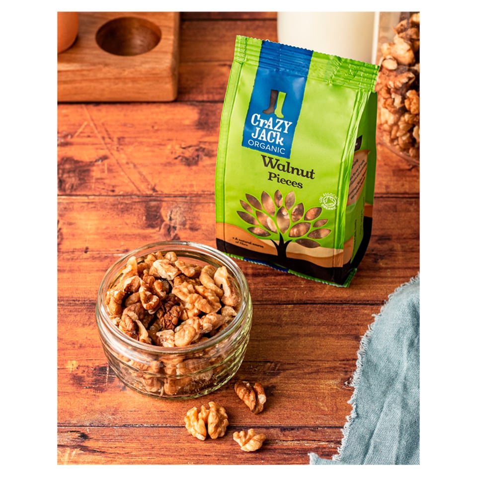 image 1 of Crazy Jack Organic Walnut Pieces 100G