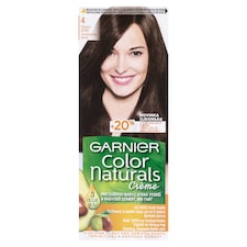 Garnier Color Naturals permanentná farba na vlasy 4 Stredne hnedá, 60 +40 +12 ml