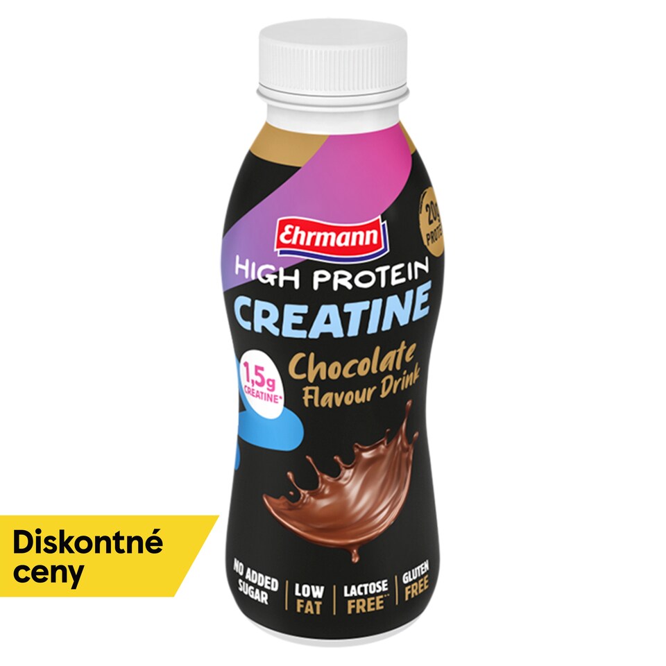 Ehrmann High Protein Creatine Chocolate Flavour bezlaktózový nápoj 330 ml