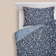 F&F Home Blue Ditsy Floral ágyneműhuzat garnitúra 140 cm x 200 cm  2. kép