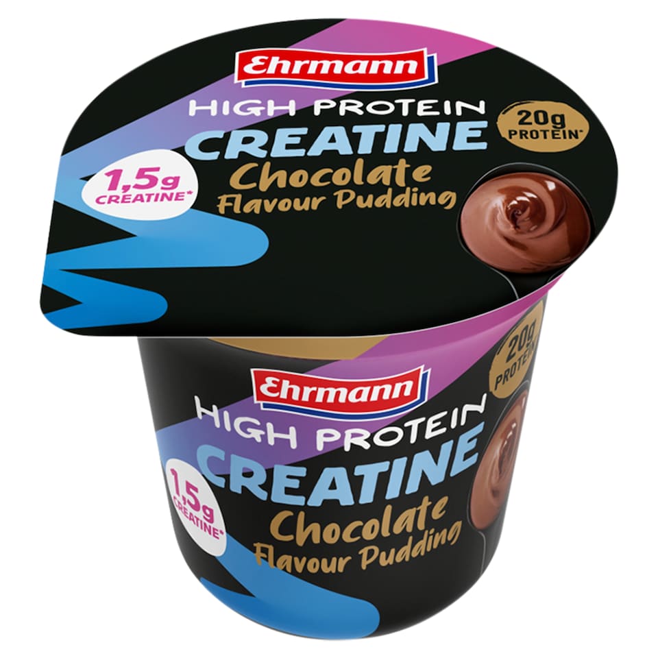 Ehrmann High Protein Creatine Chocolate Flavour Pudding 230g