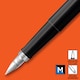 image 3 of Parker Jotter Originals Fountain Pen, Blue & Black Ink