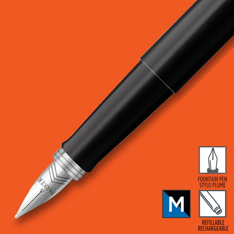 image 1 of Parker Jotter Originals Fountain Pen, Blue & Black Ink