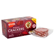 Ryvita Vegetable Crackers Beetroot 150G