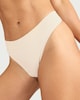 image 3 of F&F 3-Pack Ribbed Thongs in Multi