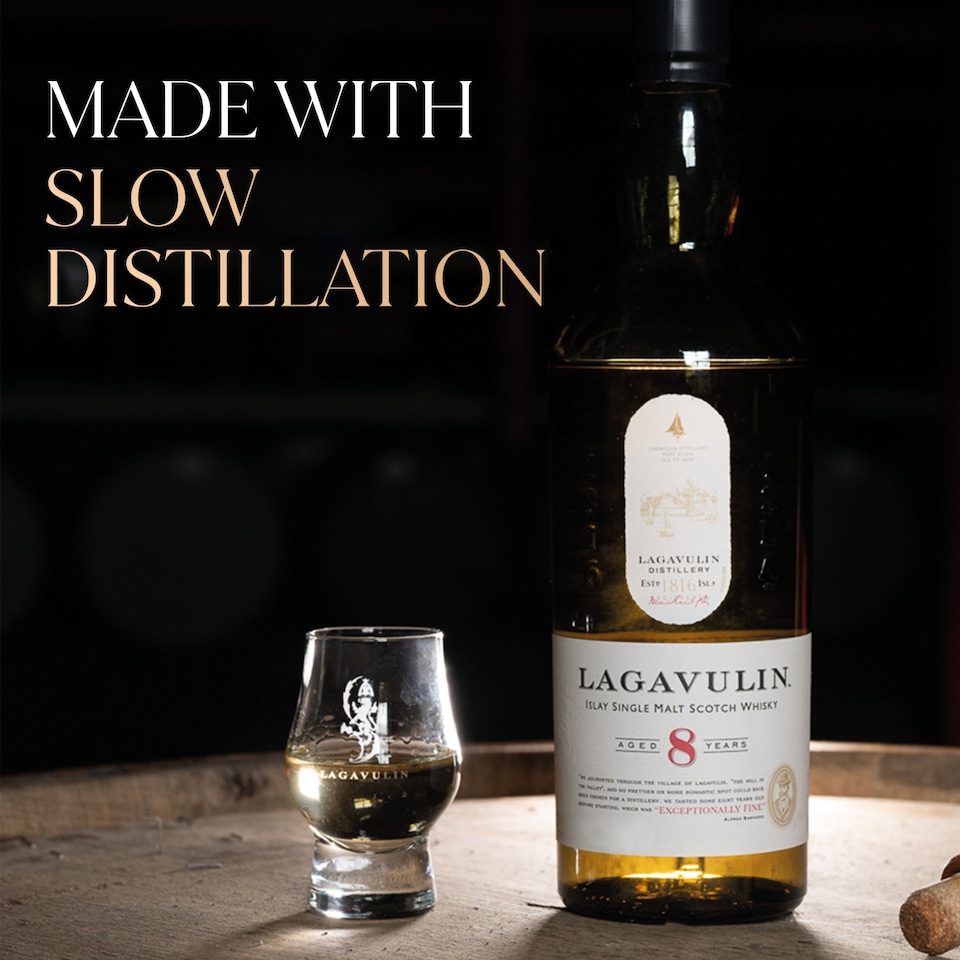 image 1 of Lagavulin 8 Year Single Malt Whisky Bottle 48% Vol 70cl