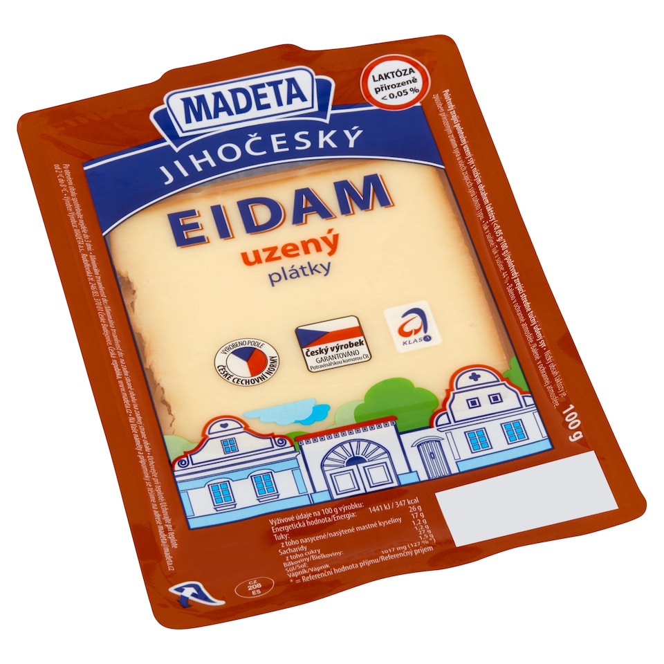 image 1 of Madeta South Bohemian Eidam Smoked Slices 100g