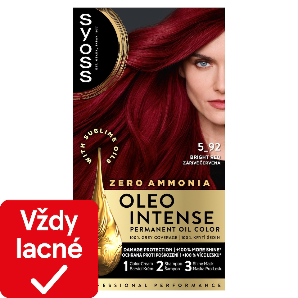Syoss Oleo Intense 5-92 Žiarivý červený 50 ml