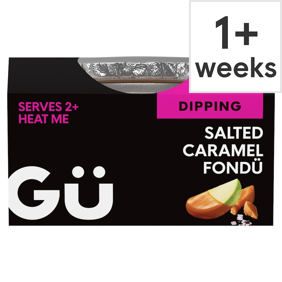 image 1 of Gu Salted Caramel Fondu Dipping Dessert 80g