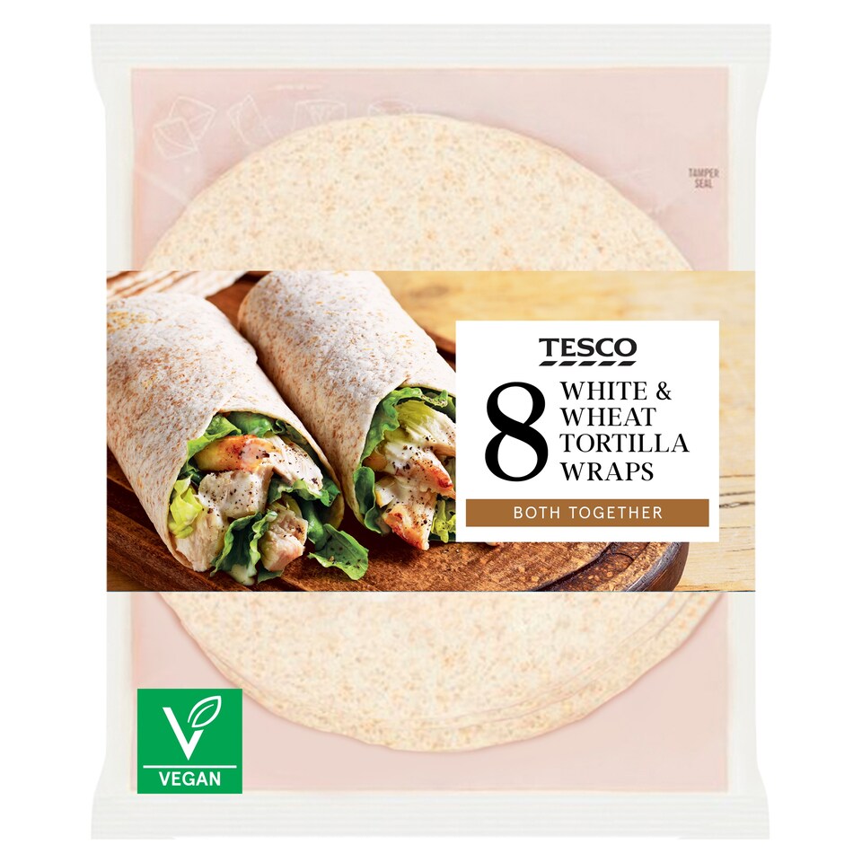 Tesco 8 Both Together Tortilla Wraps