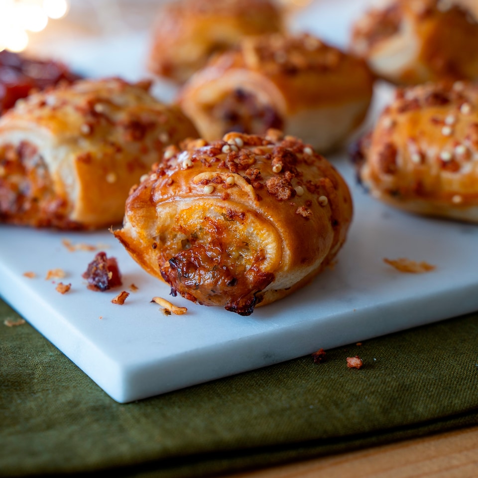 image 1 of Higgidy Festive French Brie & Cranberry Rolls ​54g