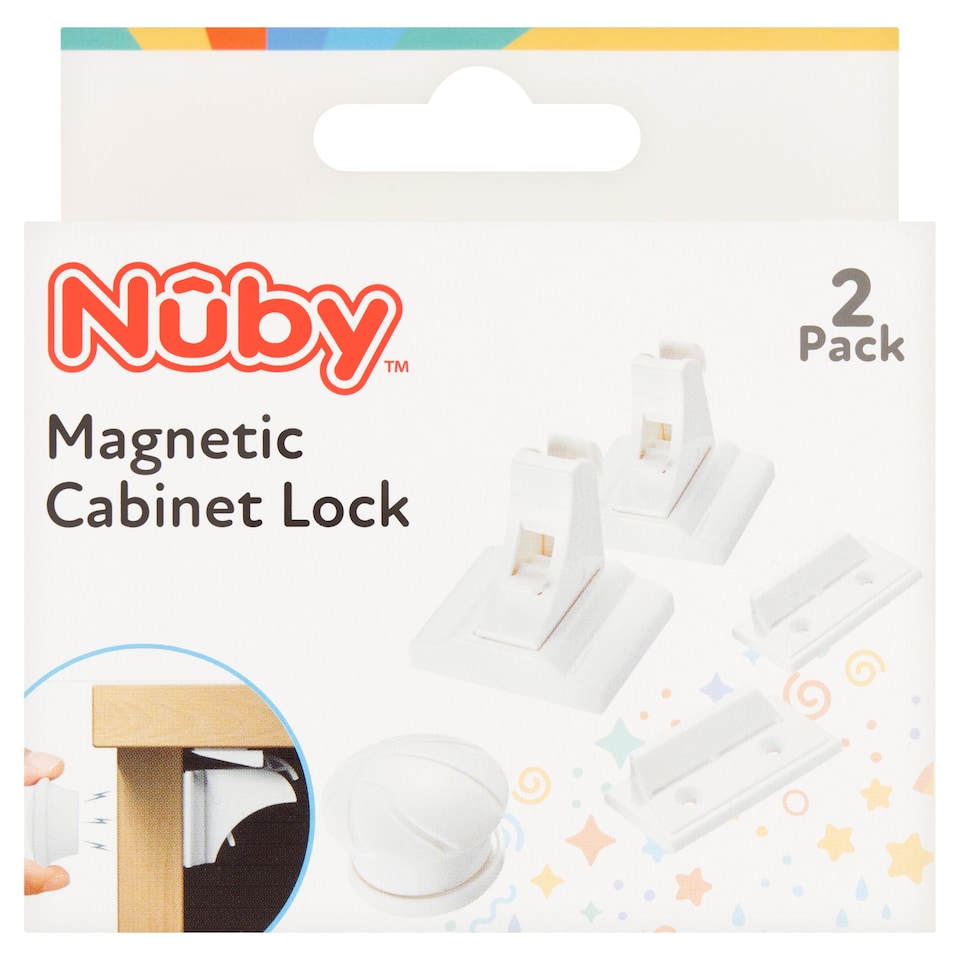 Nuby Magnetic Cupboard Locks 2 Pack