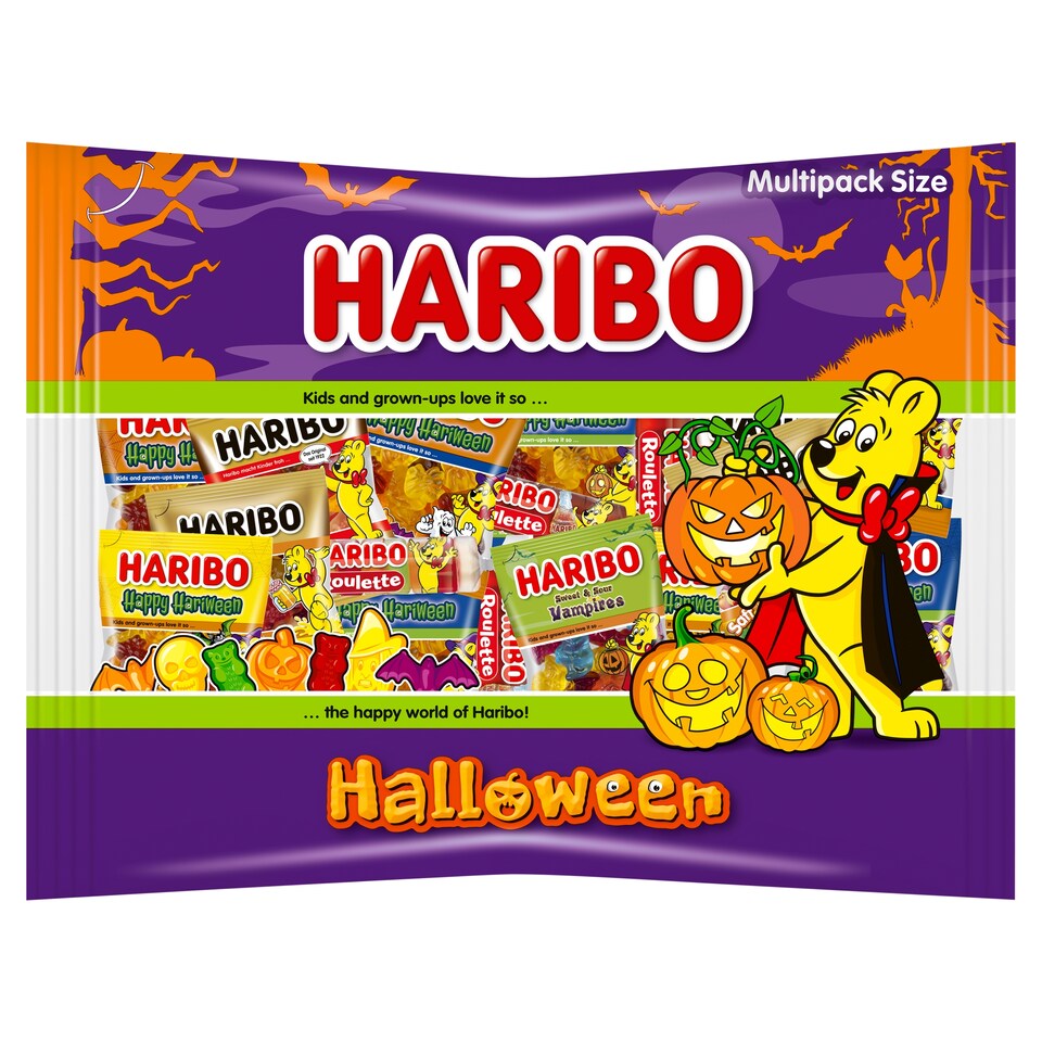 Haribo Halloween Mixed Jelly with Fruit Flavors 630 g