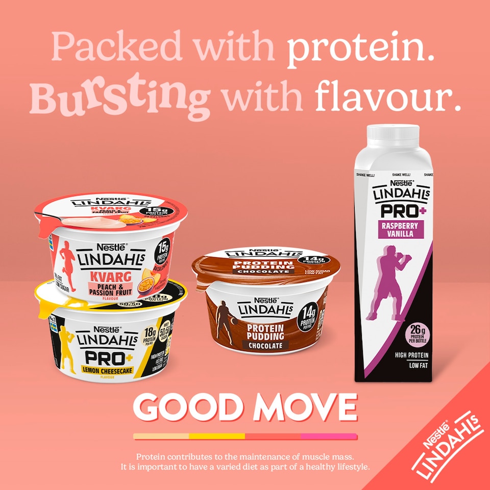 image 1 of Lindahls Kvarg Peach & Passion Fruit 150G Pot