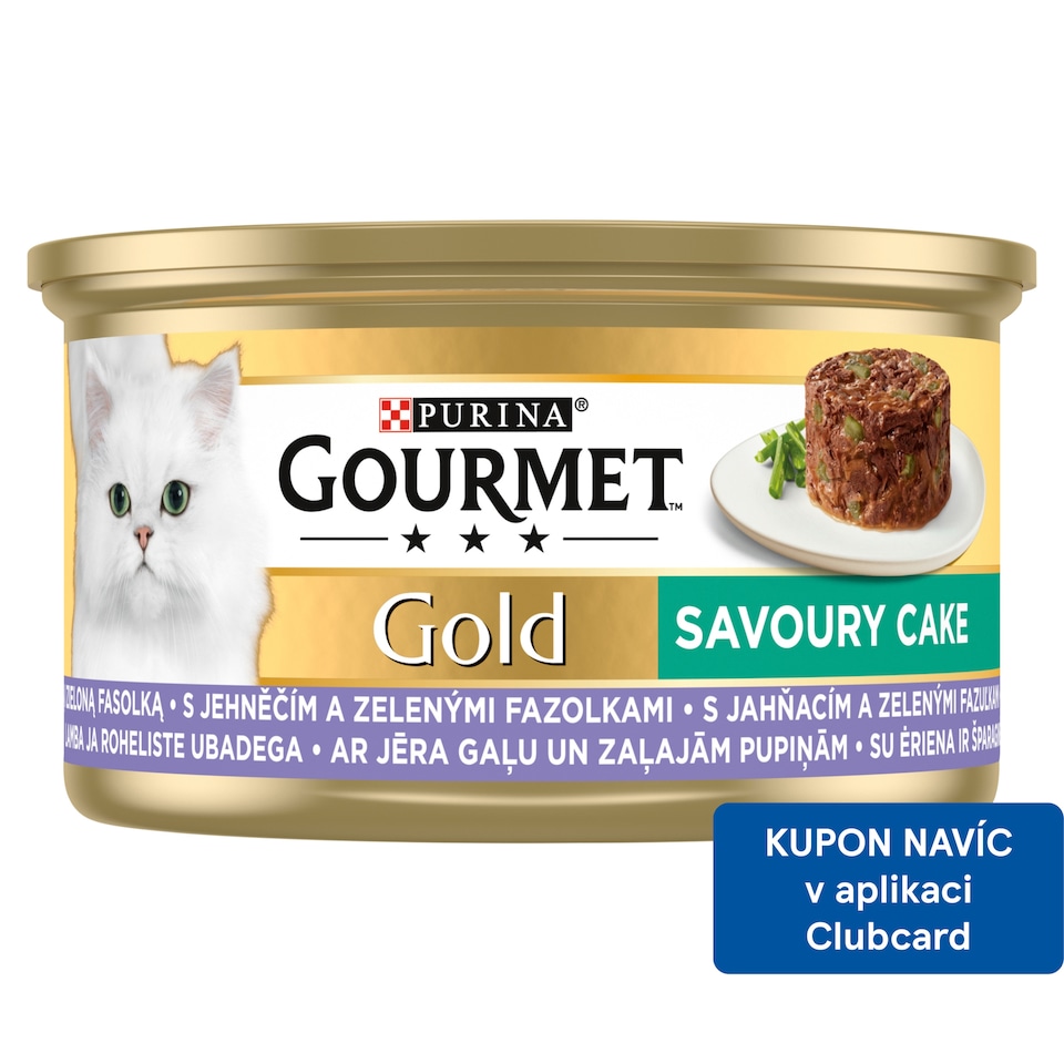image 1 of GOURMET GOLD Savuory Cake Canned Food for Cats Lamb 85g