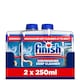 image 1 of Finish Dishwasher Cleaner Twin Pack - Regular 500ml