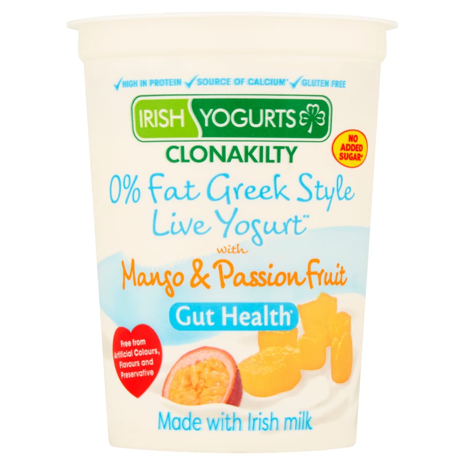 Irish Yogurts Clonakilty Mango Passion Fruit 450G