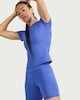 image 2 of F&F Active EVERYHOUR Short Sleeved T-Shirt in Blue