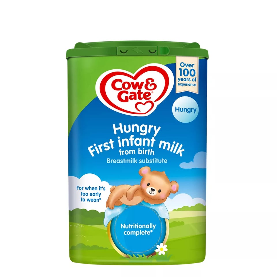 image 1 of Cow & Gate Hungry First Baby Milk Formula Powder 0-12 Months 800g