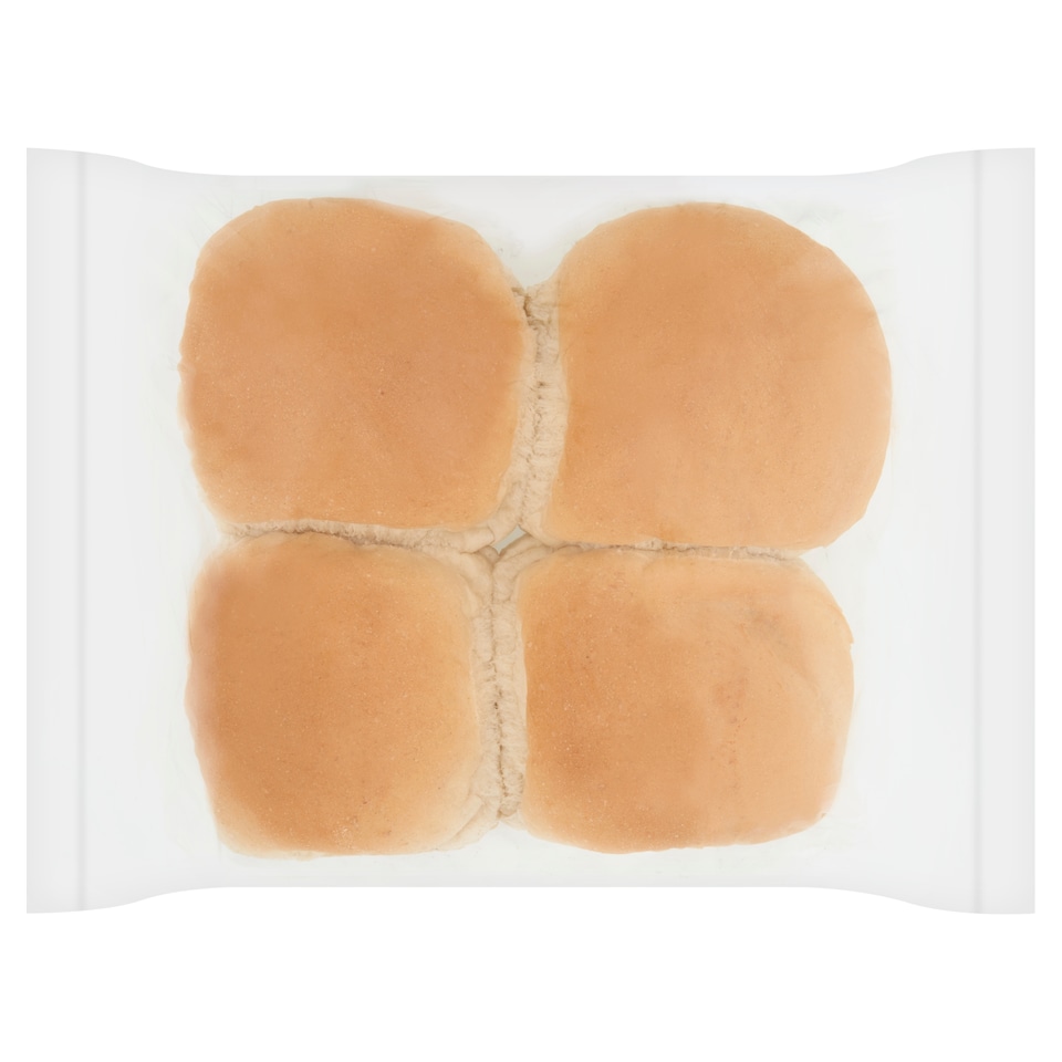 image 1 of Tesco Large White Bap 4 Pack