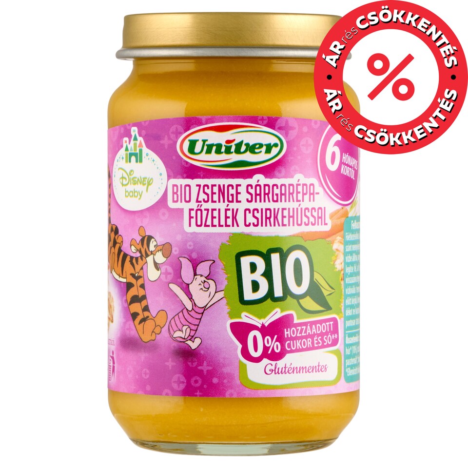 image 1 of Univer Disney Baby Organic Carrot Stew with Chicken Food for Babies 6+ Months 163 g