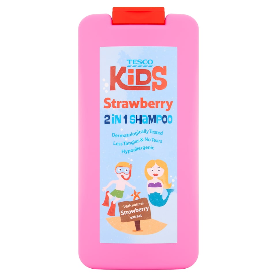 Tesco Kids 2 In 1 Shampoo - Strawberry 250ml