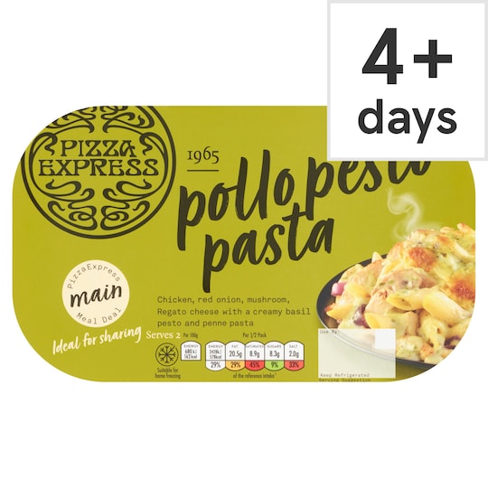Pizza Express Pollo Pesto Pasta 750G Tesco Groceries