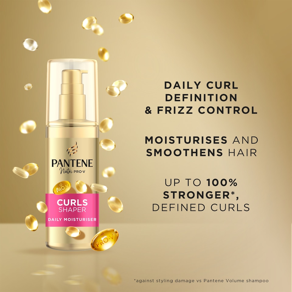 image 1 of Pantene Nutri Pro - V Curls Shaper Daily Moisturiser 145ml