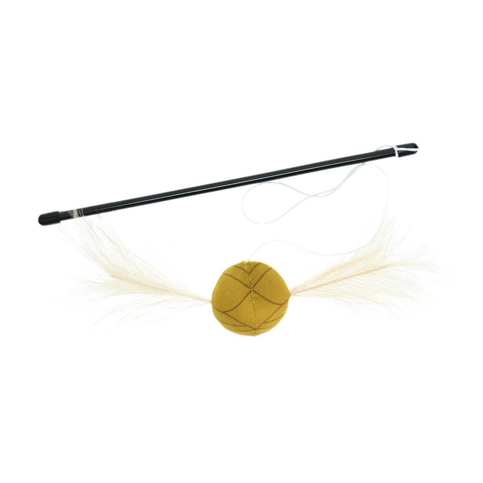 image 1 of Harry Potter Cat Golden Snitch Stick