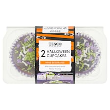 Tesco Halloween 2 Pack Cupcakes