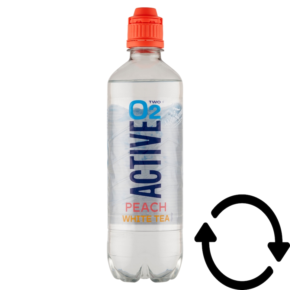 Active O2 Peach Tea Flavoured, Oxygenated, Non Carbonated, Low Energy Beverage 500 ml
