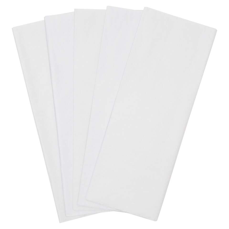Tesco White Tissue 5 Sheets