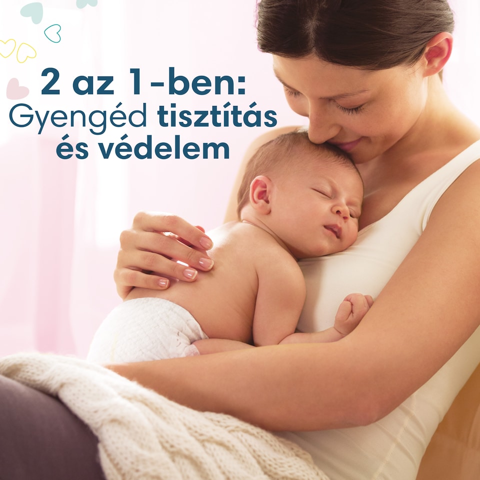 Pampers Sensitive Nedves Törlőkendő, 3 csomag = 156 db Törlőkendő  1. kép