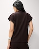 image 3 of F&F Cowl Neck T-Shirt in Brown