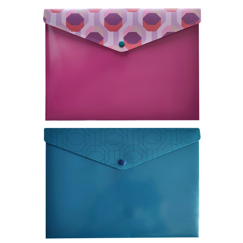 Tesco Decadent Popper Doc Wallet X2