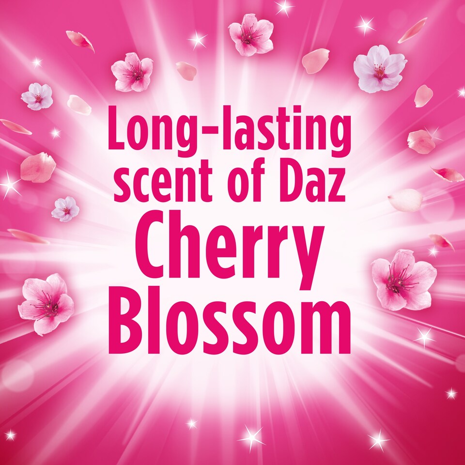 image 1 of Daz Washing Liquid Gel Whites & Colours Cherry Blossom 40 washes 1400ml