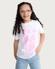 image 1 of F&F Girls Pure Cotton K-Pop Soda Pop Print T-Shirt in Multi