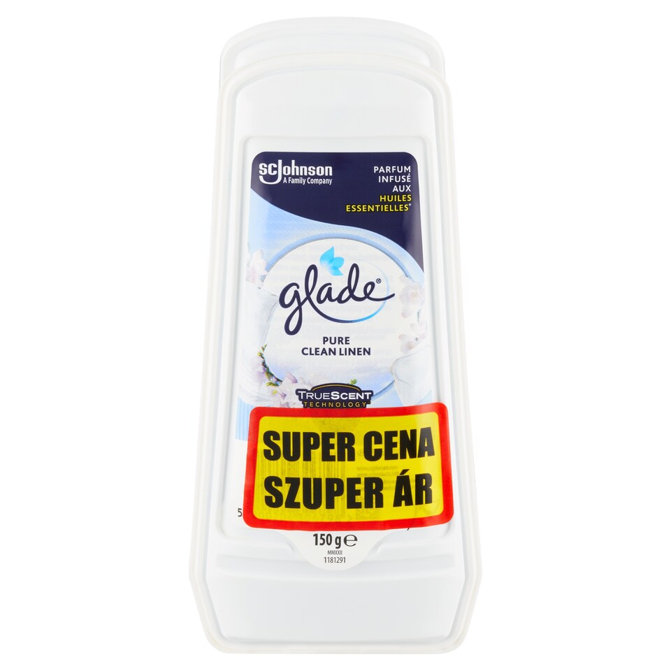 obrázok 1 z Glade Gel Pure Clean Linen osviežovač vzduchu 2 x 150 g