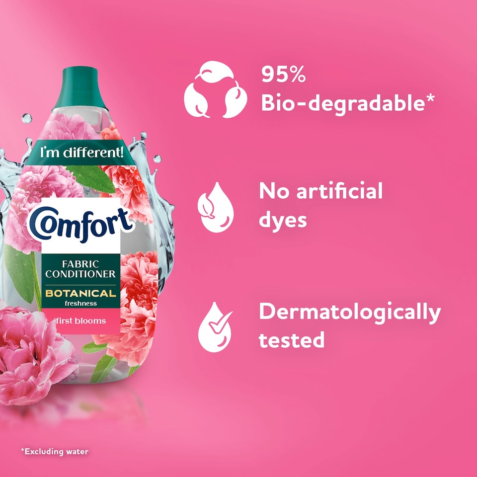 image 1 of Comfort Botanical First Blooms Fabric Conditioner 38 Wash 570ml