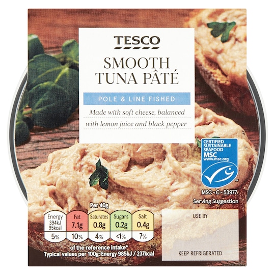Tesco Tuna Pate 110G Tesco Groceries