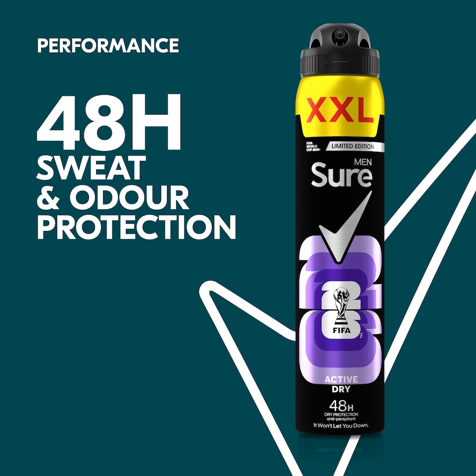 image 1 of Sure Men Active Dry Antiperspirant 300ml