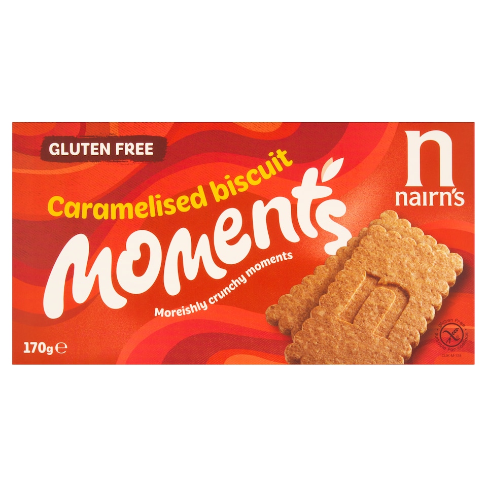 Nairn's Caramelised biscuit moments 170g