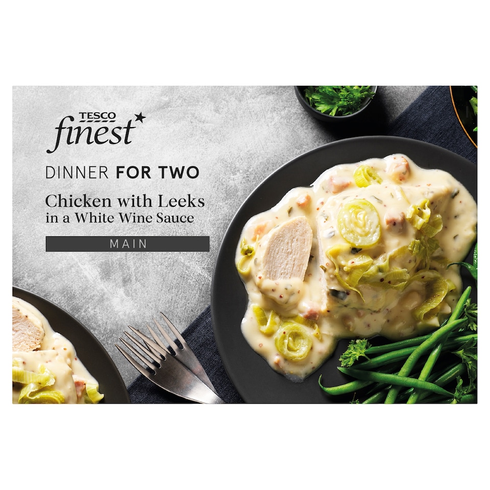 Tesco Finest Chicken Leek & White Wine 400G