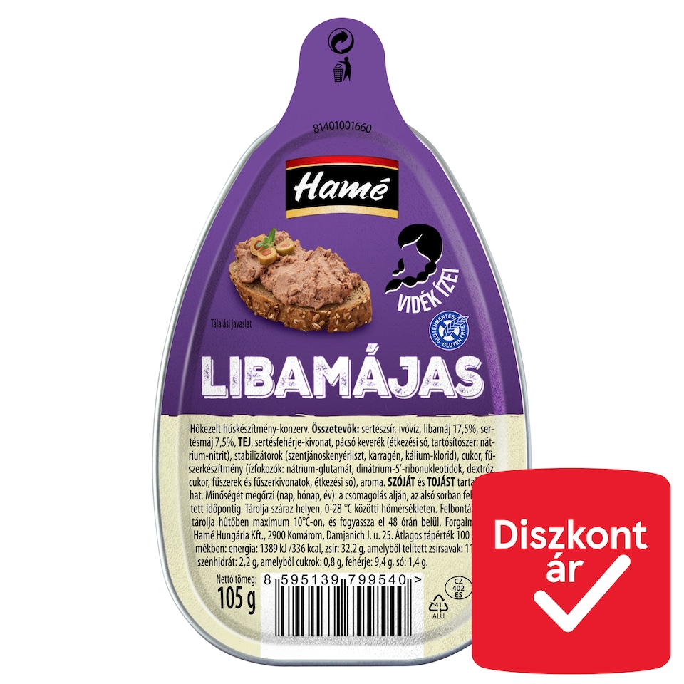 Hamé libamájas 105 g