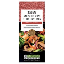 Tesco Mushroom Stir Fry Mix 320G