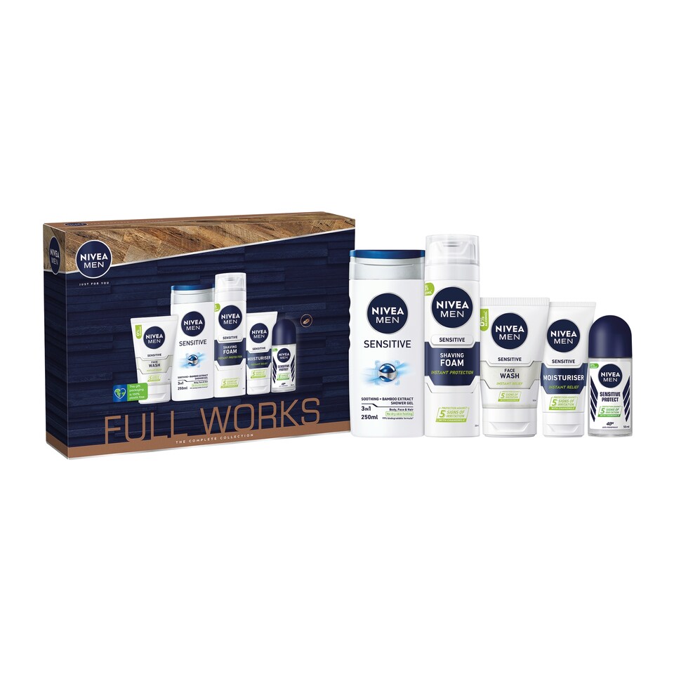 image 1 of Nivea Men The Full Works Gift Set