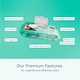 image 5 of Rascals Premium Sensitive Wipes, Biodegradable | 12 x 52 (624) Baby Wipes