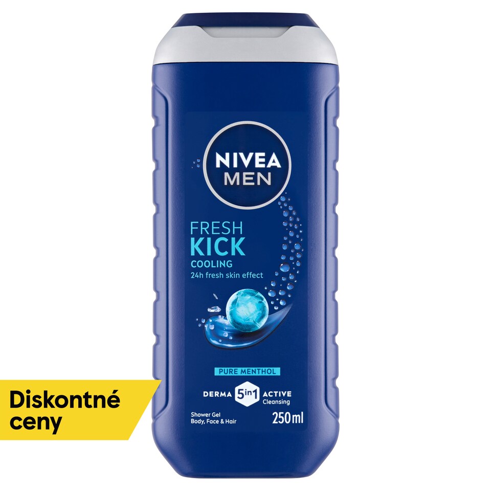 obrázok 1 z Nivea Men Fresh Kick 5 v 1 Sprchovací gél 250 ml