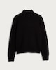 image 4 of F&F Premium Pure Cashmere High Neck Jumper in Black