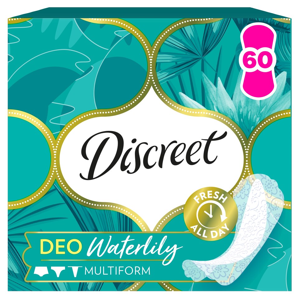 obrázok 1 z Intímky Discreet Priedušný materiál Multiform Waterlilly